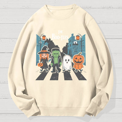 Funny Halloween Bootles Geek Cotton Sweatshirt