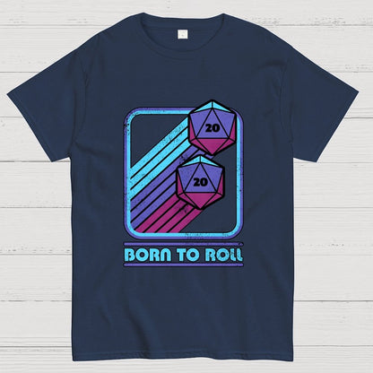 RPG Vintage Born To Roll Geek T-Shirt