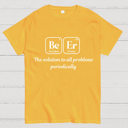 BeEr Periodic Table Chemistry Pun Geeky T-Shirt