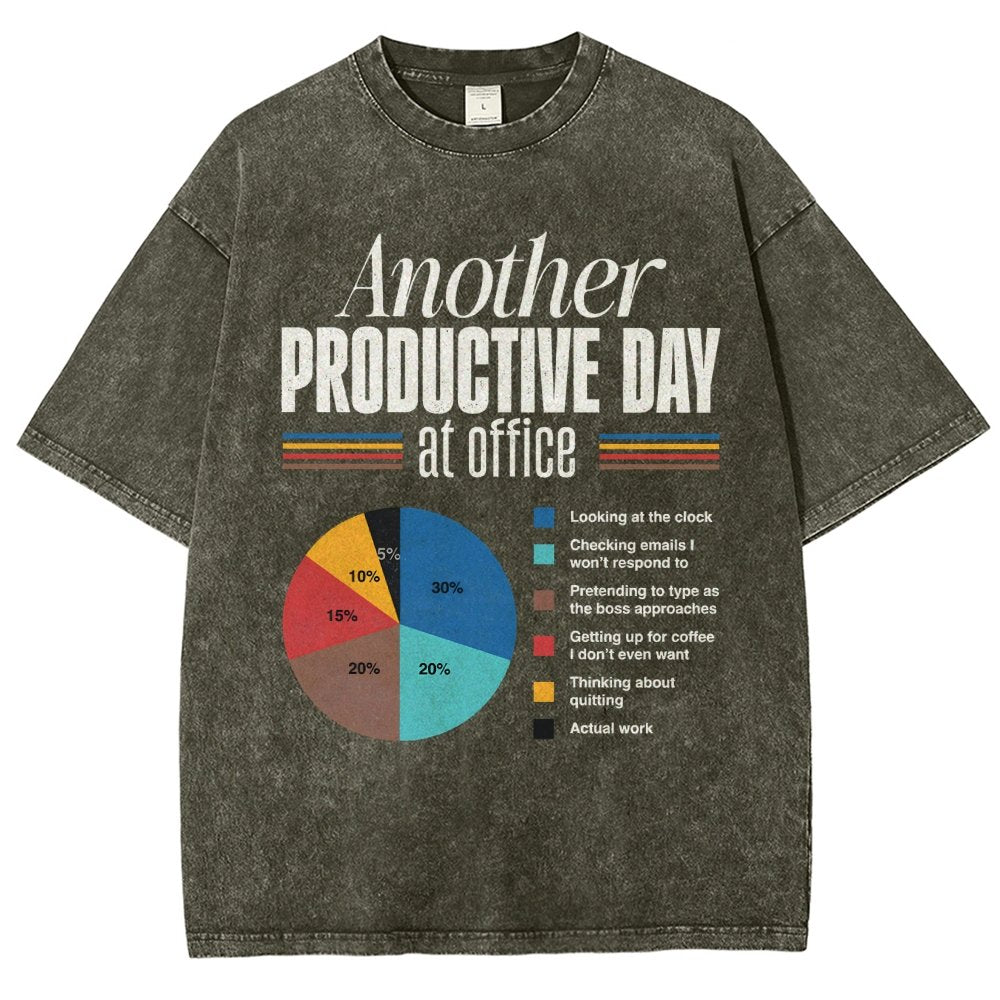 Another Productive Day Vintage Distressed T-shirt