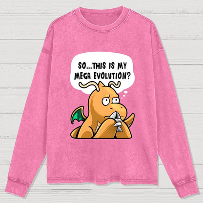 This is my Mega Evolution Washed Long Sleeve Tee
