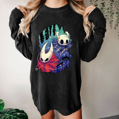 Protector and Knight Washed Long Sleeve Tee