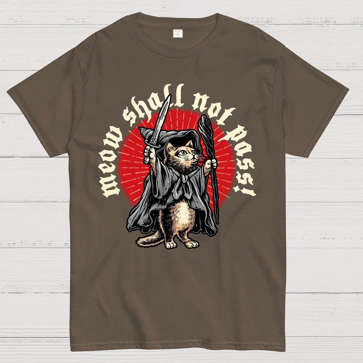 Meow Shall Not Pass Geek T-Shirt