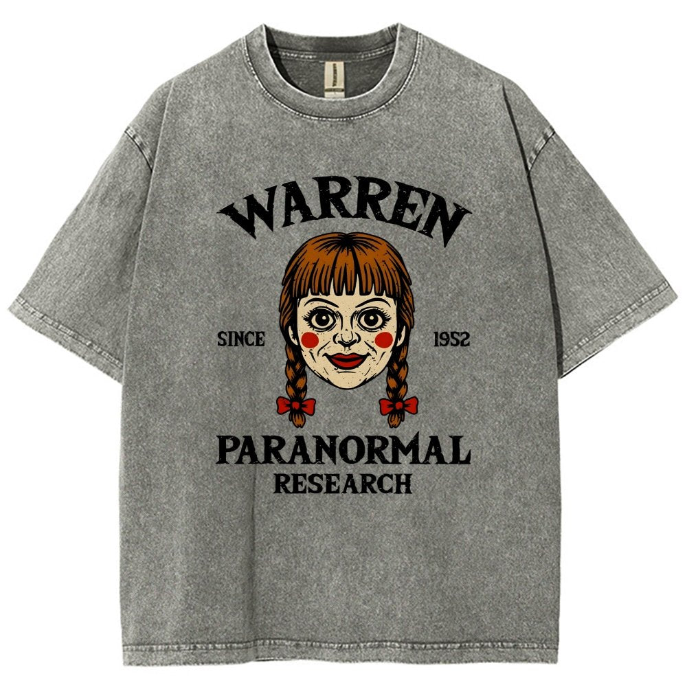 Warren Paranormal Research Vintage Distressed T-shirt