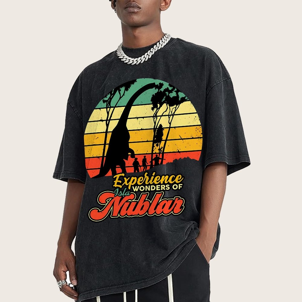 Island of Wonders Vintage Distressed T-shirt