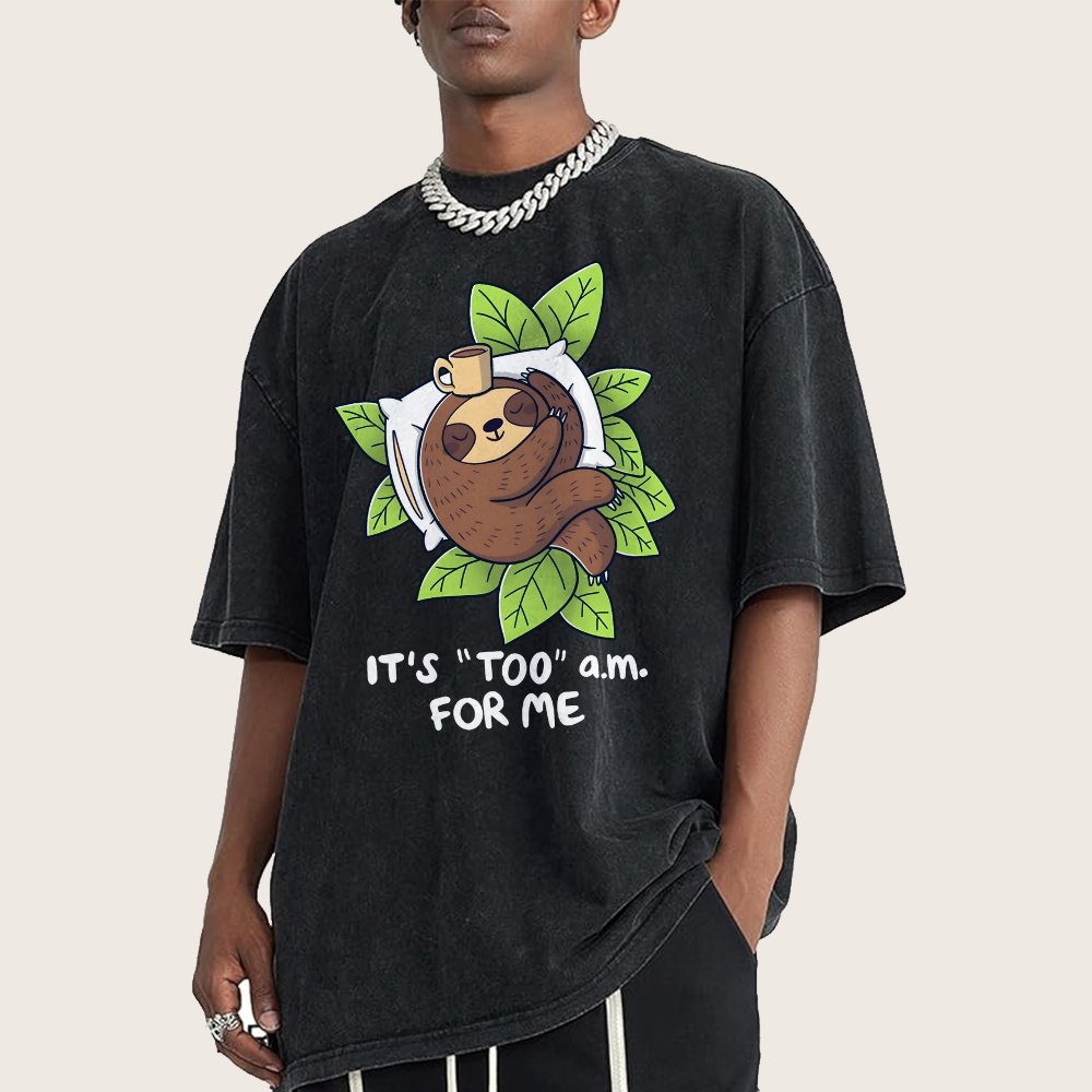 It's Too A.M. For Me Vintage Distressed T-shirt