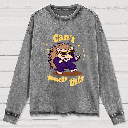 Can't touch this Washed Long Sleeve Tee
