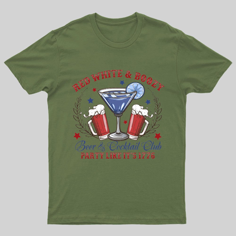 4th of July Social Club  America Nerdy T-Shirt