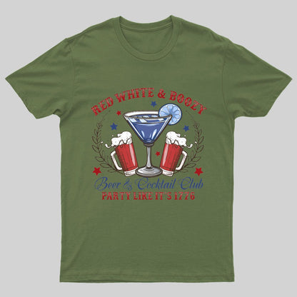 4th of July Social Club  America Nerdy T-Shirt