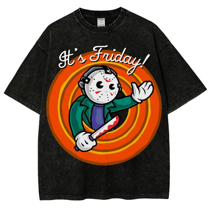 It's Friday Vintage Distressed T-shirt