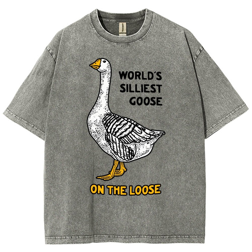 World's Silliest Goose Vintage Distressed T-shirt