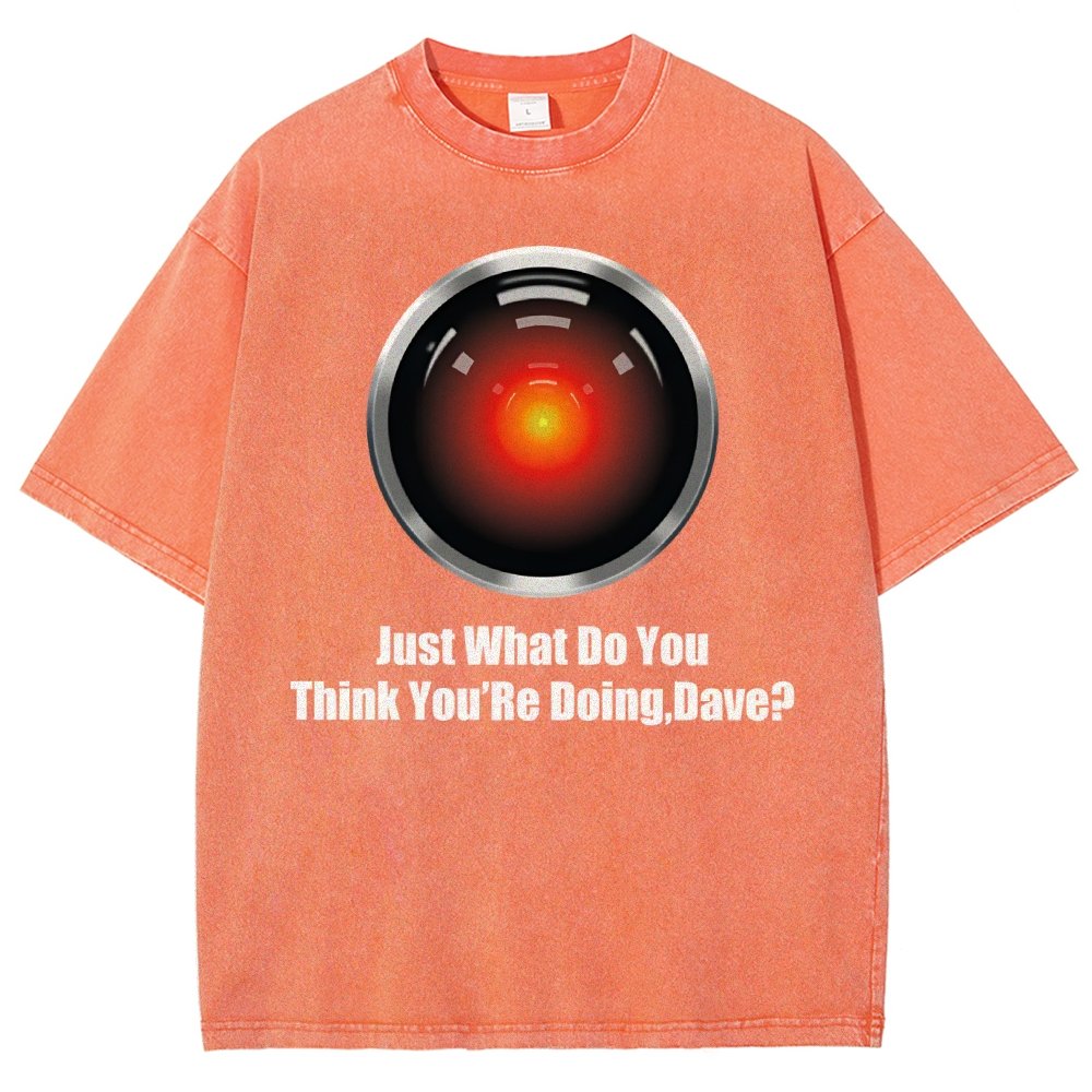 What Do You Think You’Re Doing,Dave? Vintage Distressed T-shirt