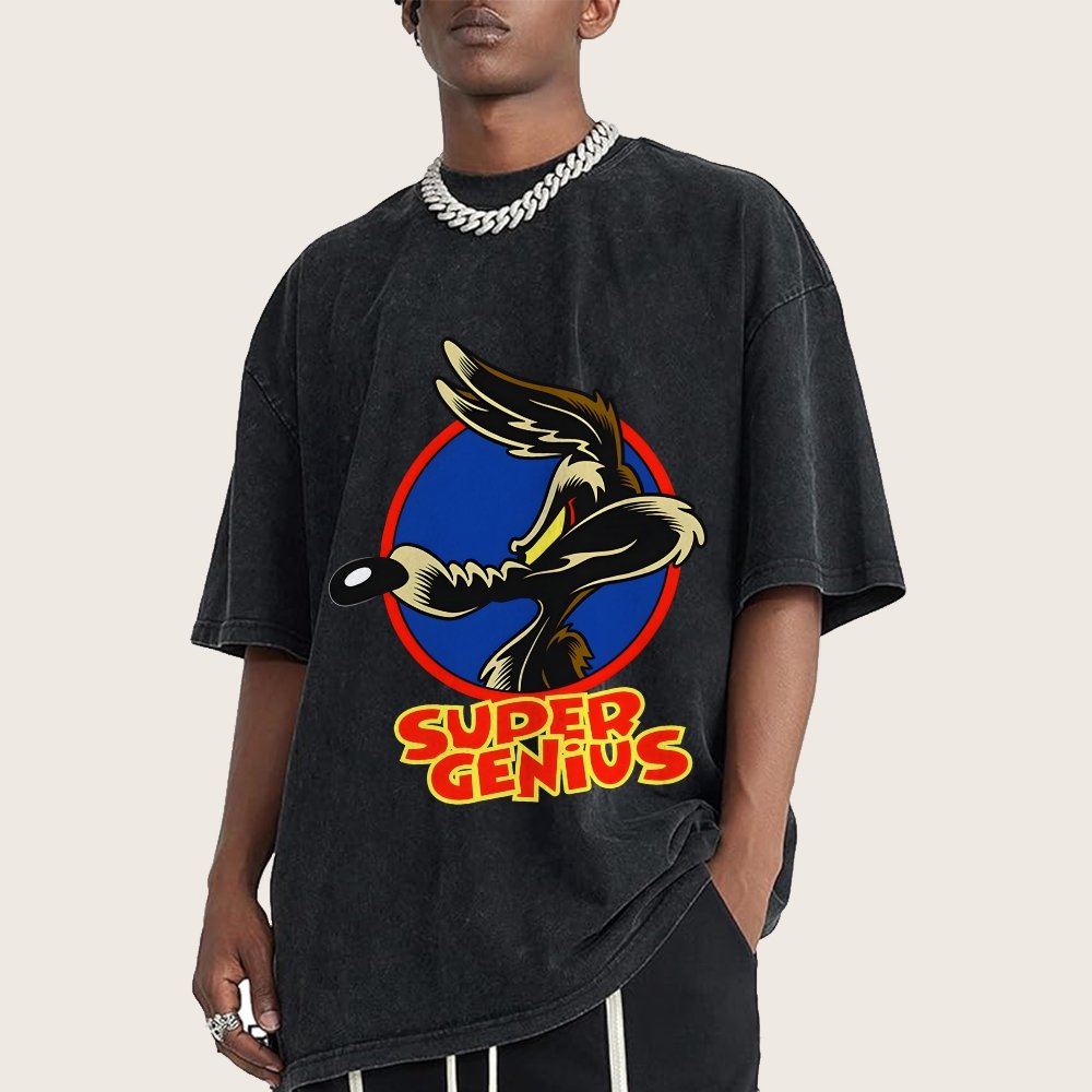 Dick Coyote Super Genius Vintage Distressed T-shirt