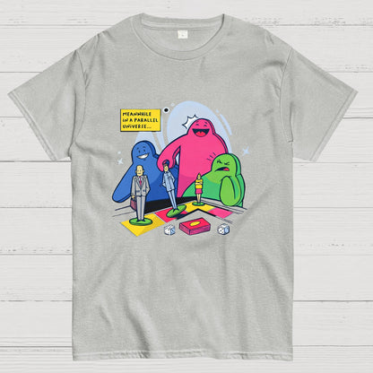 Meeples playing Board Games Geeky T-Shirt