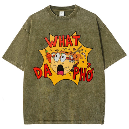 What Da Pho?Vintage Distressed T-shirt