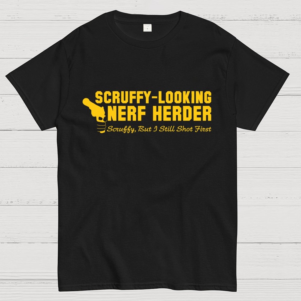Scruffy Maverick Geek T-Shirt