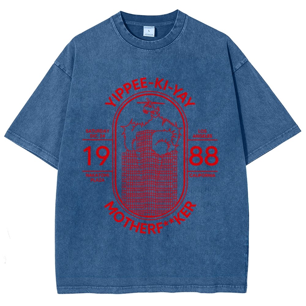 Yippie-ki-yay Vintage Distressed T-shirt