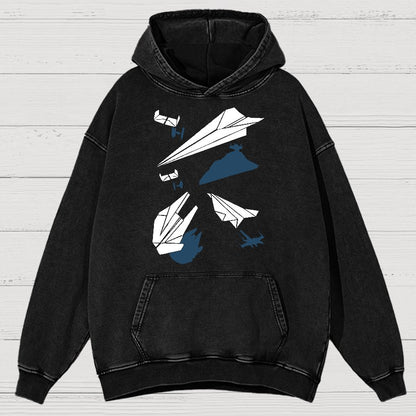 Paper Wars Vintage Distressed Hoodie