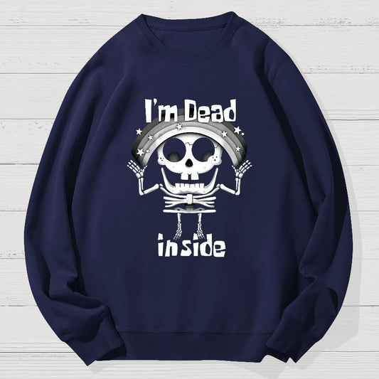 I'm Dead Inside Geek Cotton Sweatshirt