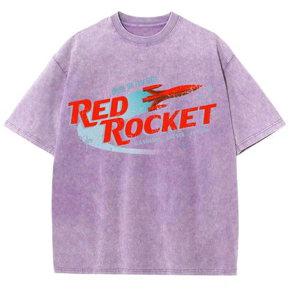 Red Rocket Vintage Distressed T-shirt