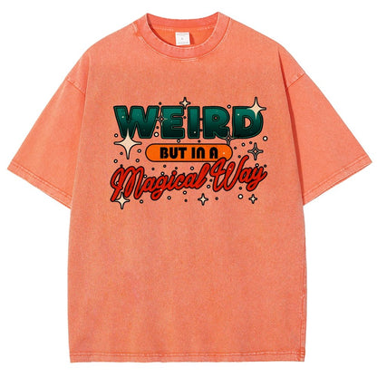 Weird But In A Magical Way Vintage Distressed T-shirt