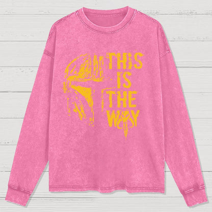 This Is The Style Washed Long Sleeve Tee