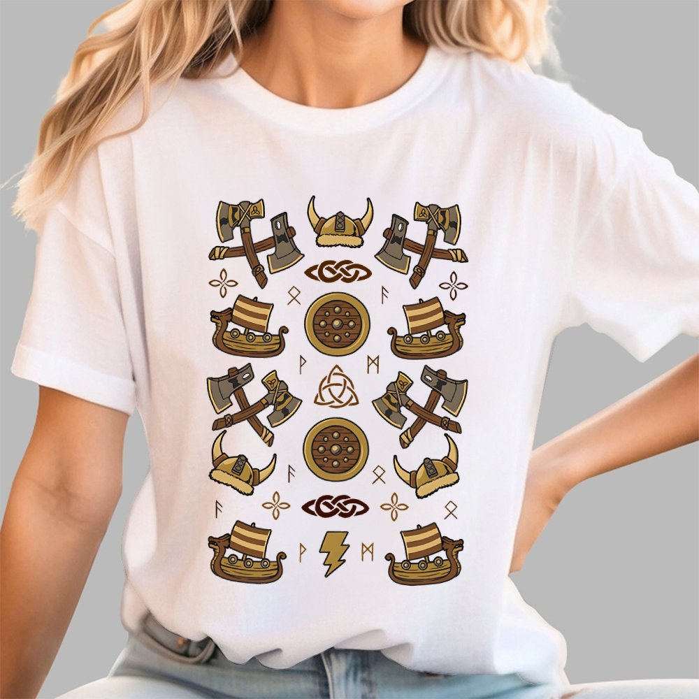 Fantasy Vikings Geek T-Shirt