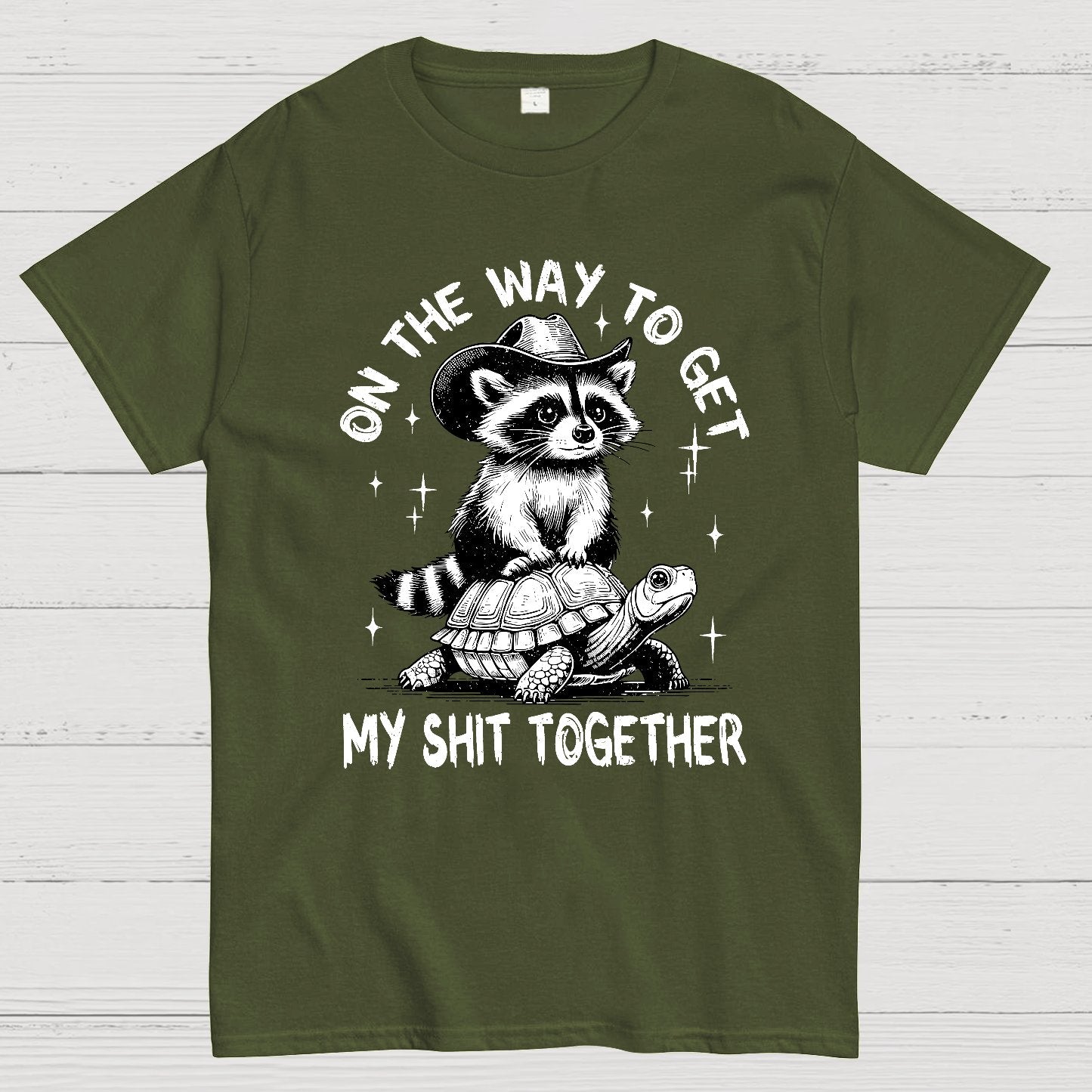 On The Way To Get My Shit Together Geek T-Shirt