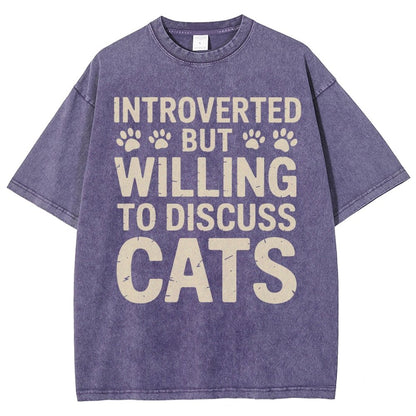 Introverted Vintage Distressed T-shirt