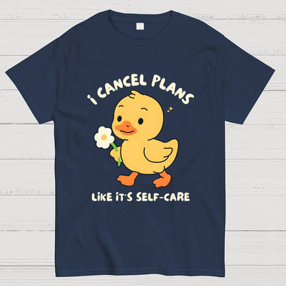 I Cancel Plans Unisex Geek T-Shirt
