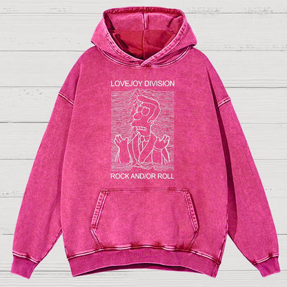 Music Joy Division Rock And/Or Roll Vintage Distressed Hoodie