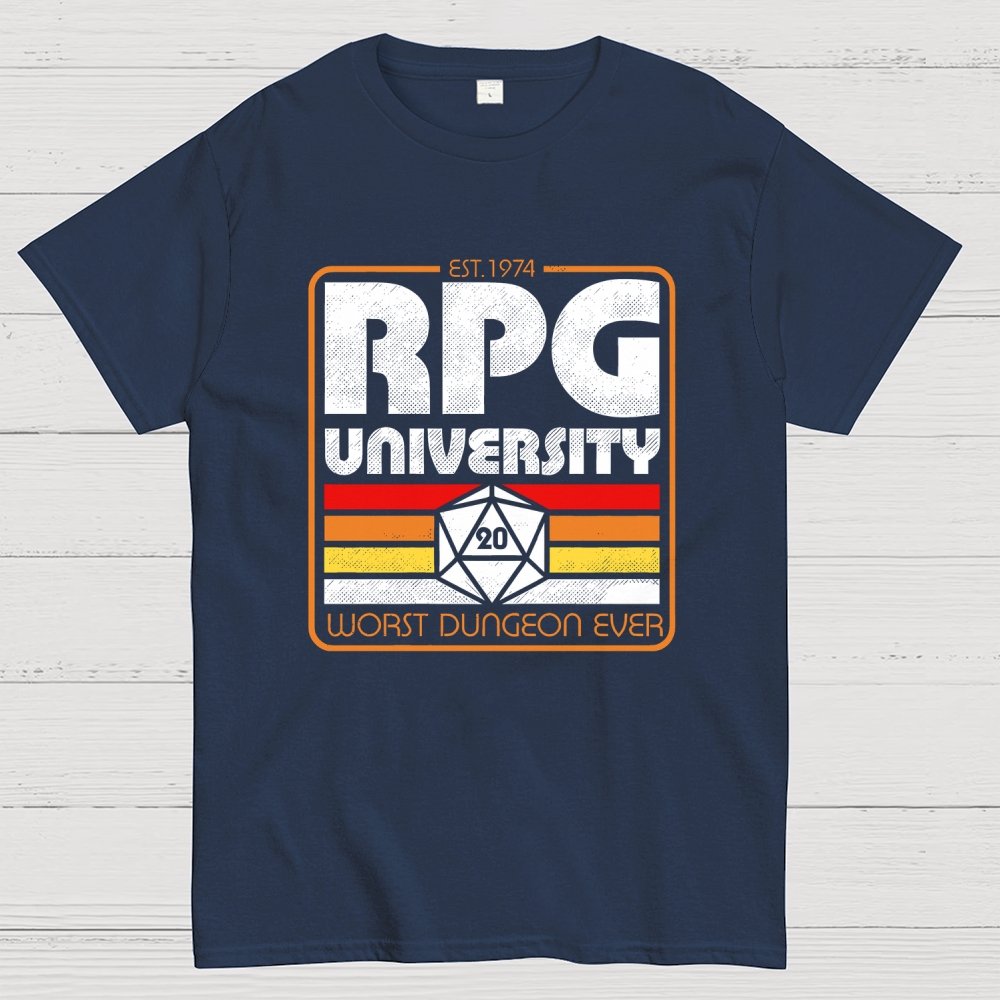 RPG University Vintage Geek T-Shirt