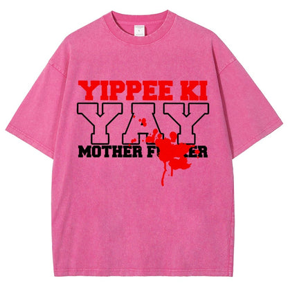 Yippee Ki-yay... You know the rest Vintage Distressed T-shirt