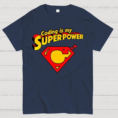 Coding Is My Superpower Geek T-Shirt