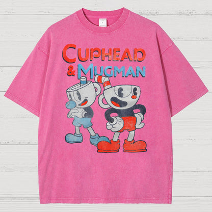 Cup Pair Vintage Distressed T-shirt