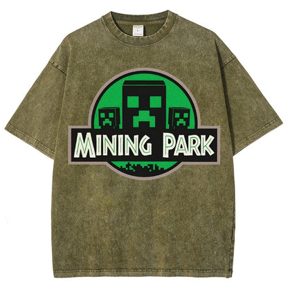 Mining Park Vintage Distressed T-shirt