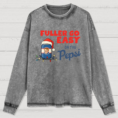 Fuller Go Easy On The Pepsi Christmas Washed Long Sleeve Tee