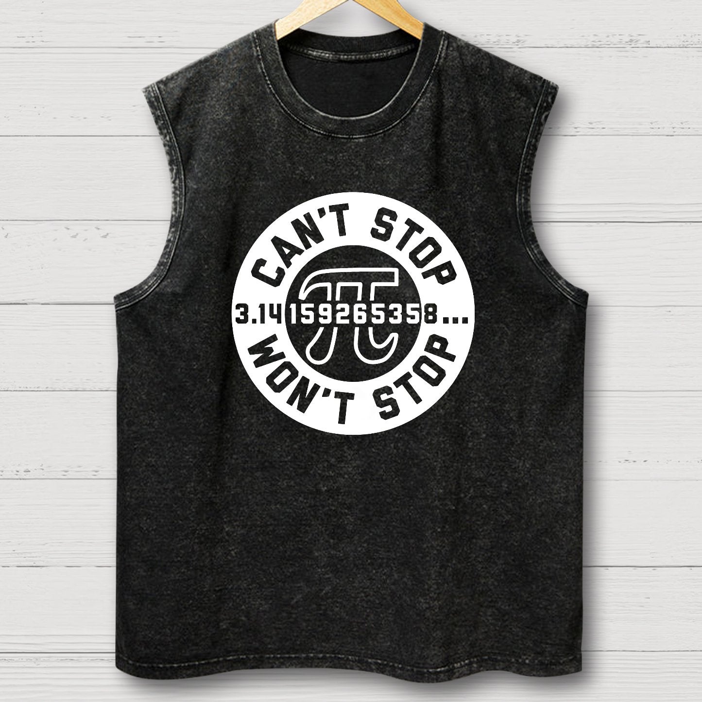 Can't Stop Won't Stop Vintage Distressed Washed Tank