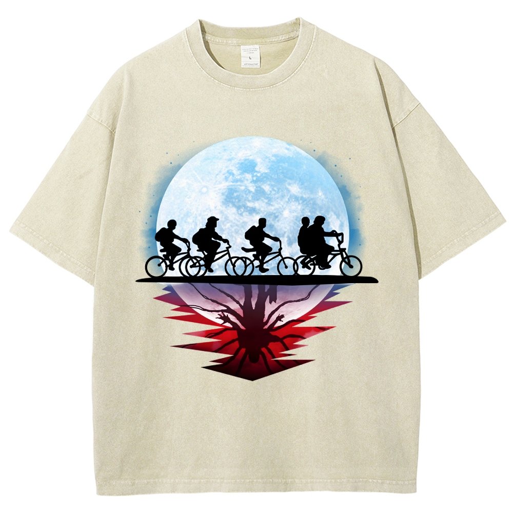 Strange Moon Vintage Distressed T-shirt