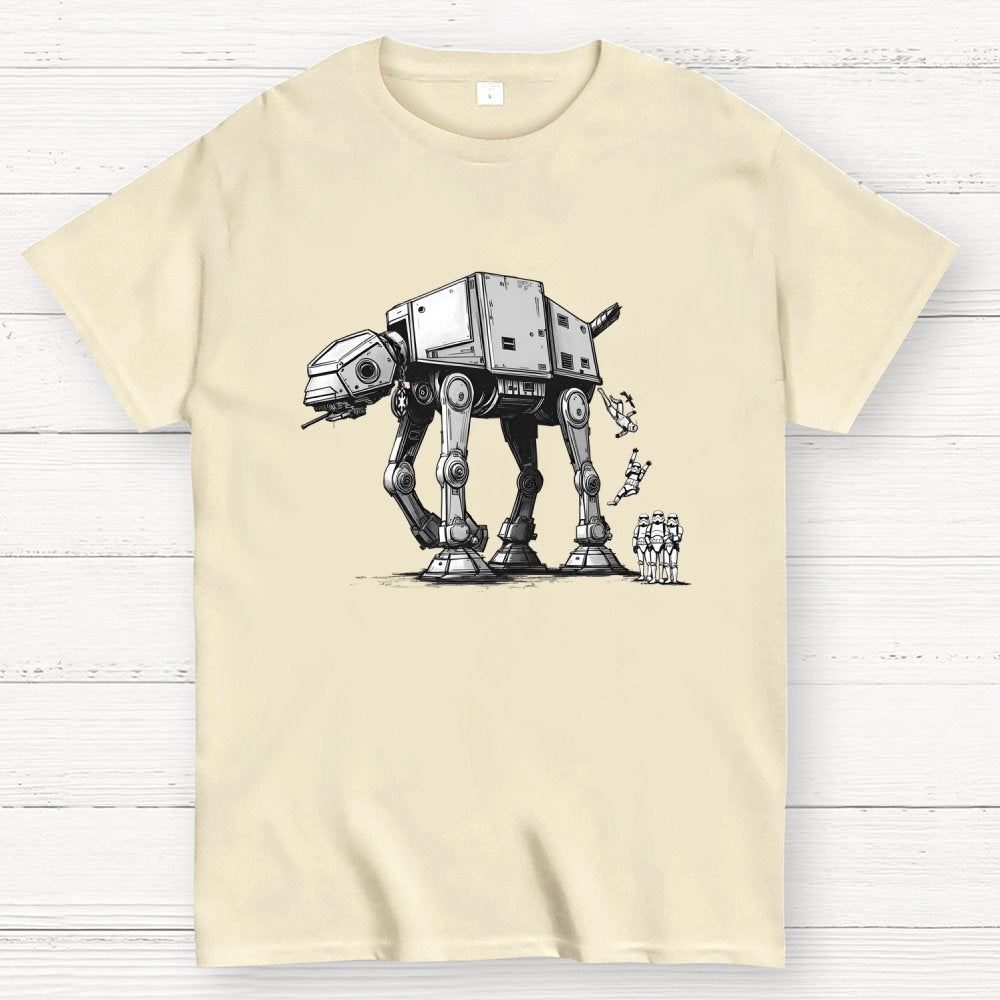 Imperial Robot Dog Poop Geek T-Shirt