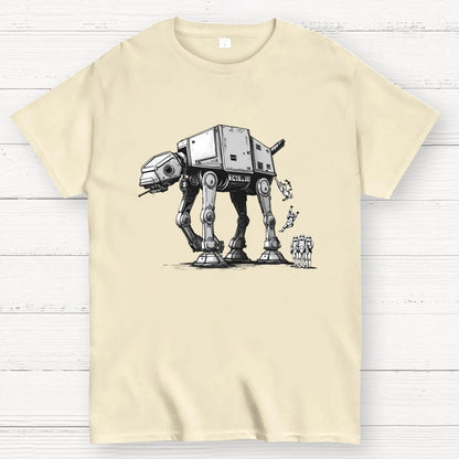 Imperial Robot Dog Poop Geek T-Shirt
