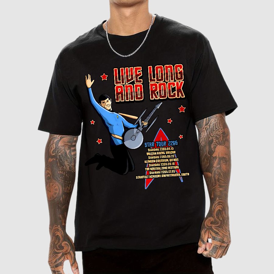 Live Long and Jam Geek T-Shirt
