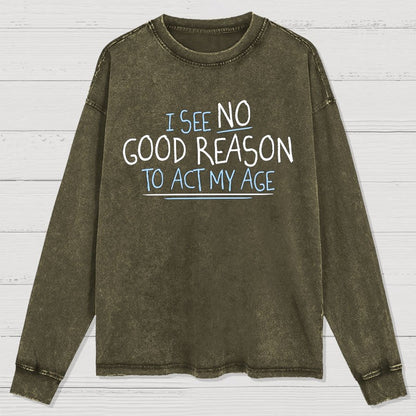Washed Long Sleeve Tee