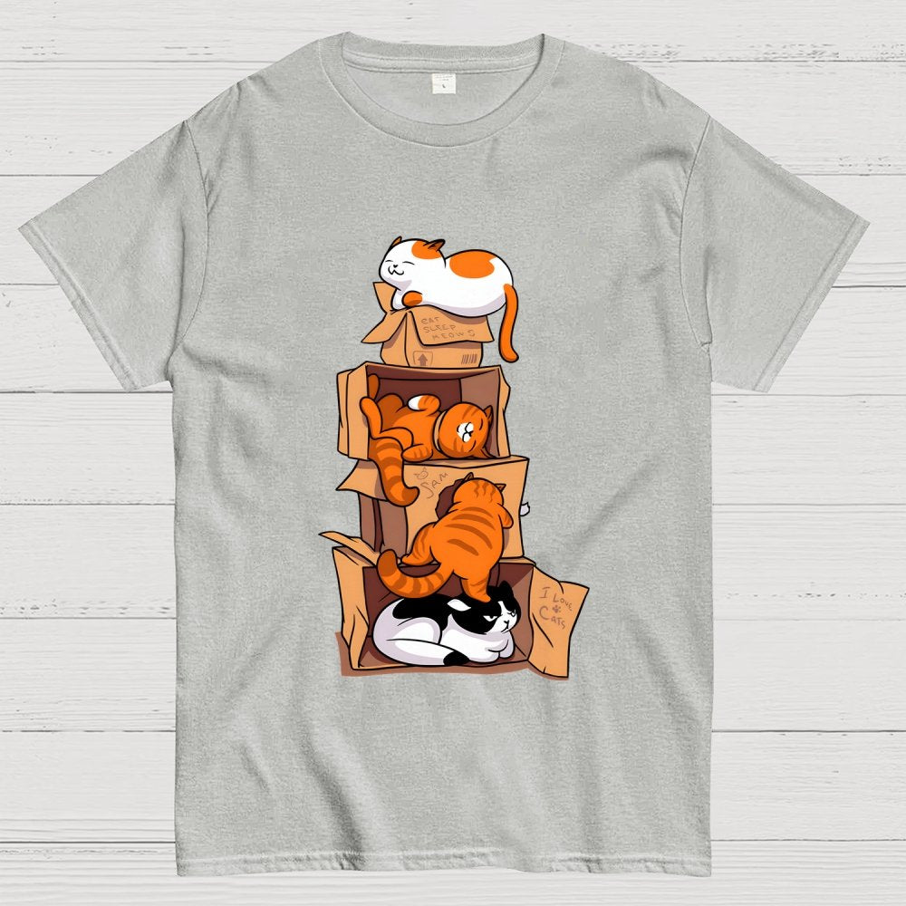 Funny Cat Geek T-Shirt 2510000738