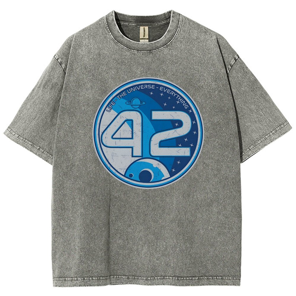 42- The Answer Vintage Distressed T-shirt