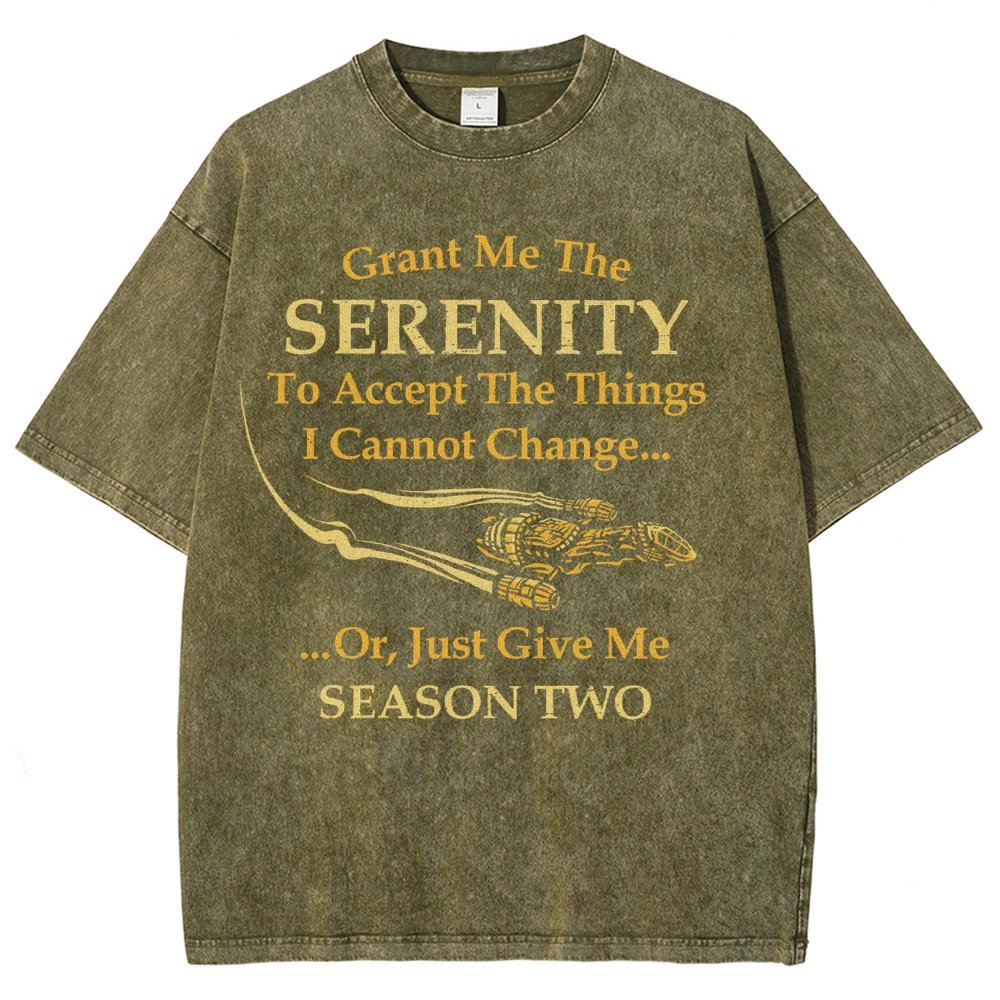 Grant Me Serenity Vintage Distressed T-shirt