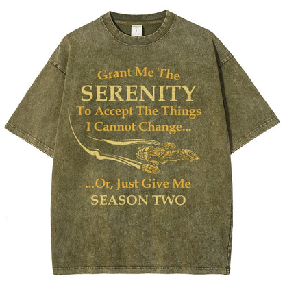 Grant Me Serenity Vintage Distressed T-shirt