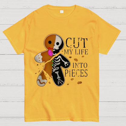 Cut My Life Into Pieces Gingerbread Geek T-Shirt