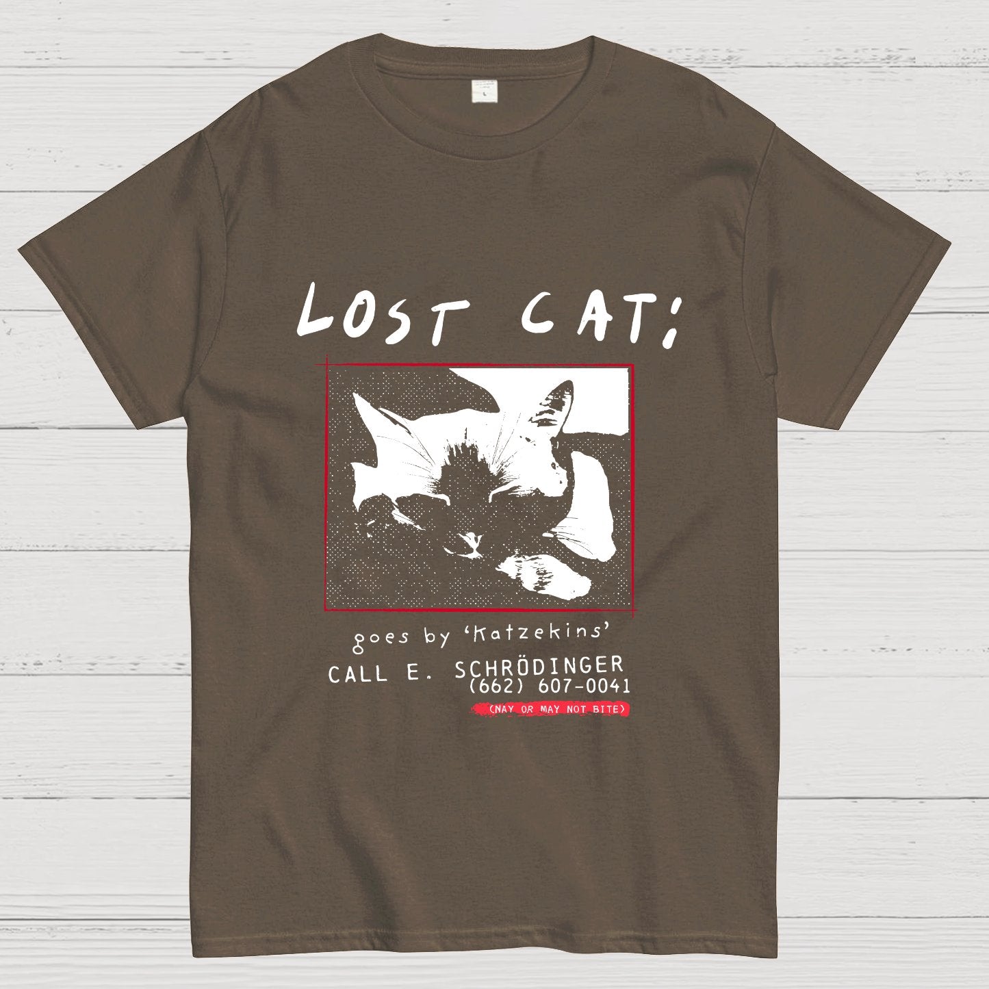 Schrödinger's Lost Cat Geeky T-Shirt
