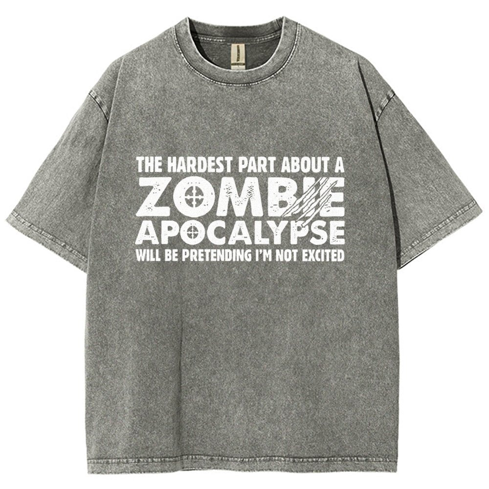Zombie Apocalypse Vintage Distressed T-shirt